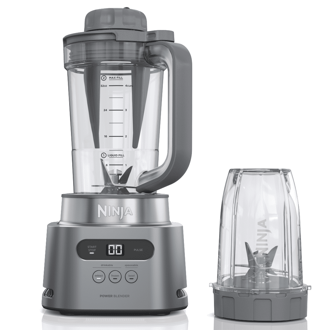 Ninja TWISTi SS150 34oz 1100W Countertop Blender in Cloud Silver-image