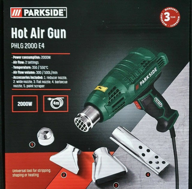 Parkside Digital Heat Hot Air Gun Stripping Kit 2000w for sale online eBay