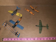 Vintage Lot Of Plastic Model Planes For Parts Or Repair Lot P142 