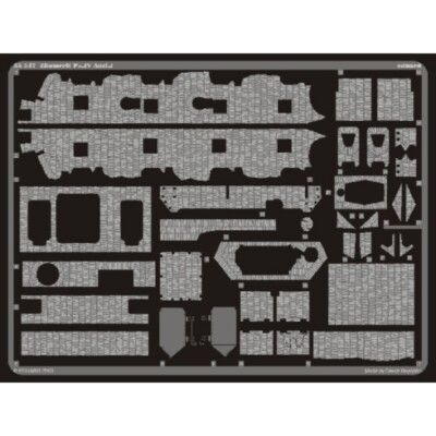 MW22 EDUARD 35547 ZIMMERIT PZ.IV AUSF.J 1/35 PE SET for TAMIYA