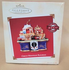 Hallmark Keepsake 2002 Magic " Circus Mountain Railroad" Christmas Ornament NIB