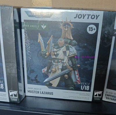 Joytoy 1/18 Warhammer 40 Dark Angels Master Lazarus Action Figures  In Stock