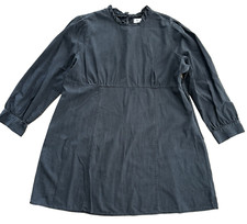 Madewell Denim Babydoll Shirtdress Washed Black Size 20