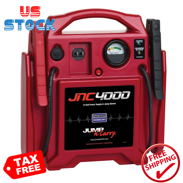Pack Charger Power Heavy Duty Truck Jump Starter Box Portable Battery