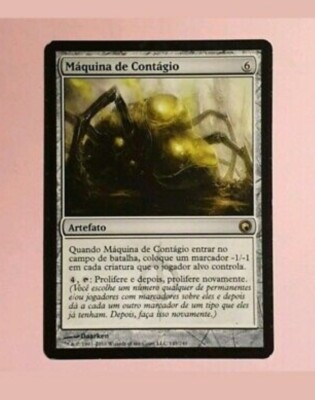 MTG SCARS OF MIRRODIN CHINESE CONTAGION ENGINE X1 NM CARD