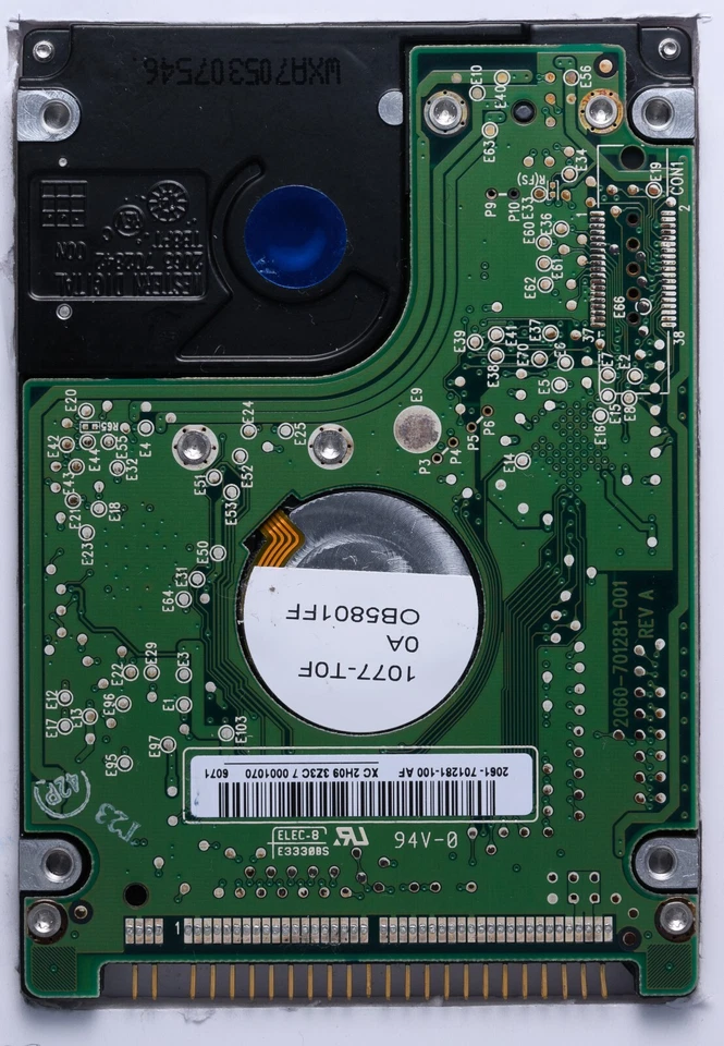 IBM Travelstar 20GB IDE 2.5" Laptop HDD Model IC25N020ATCS04-0 P/N: 07N8367 - Image 2 of 2