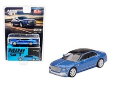 BENTLEY FLYING SPUR NEPTUNE BLUE 1/64 DIECAST MODEL CAR TSM MGT00351