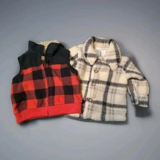 Carter's Vest and Jacket Baby Boy 3 Months Good Condition 