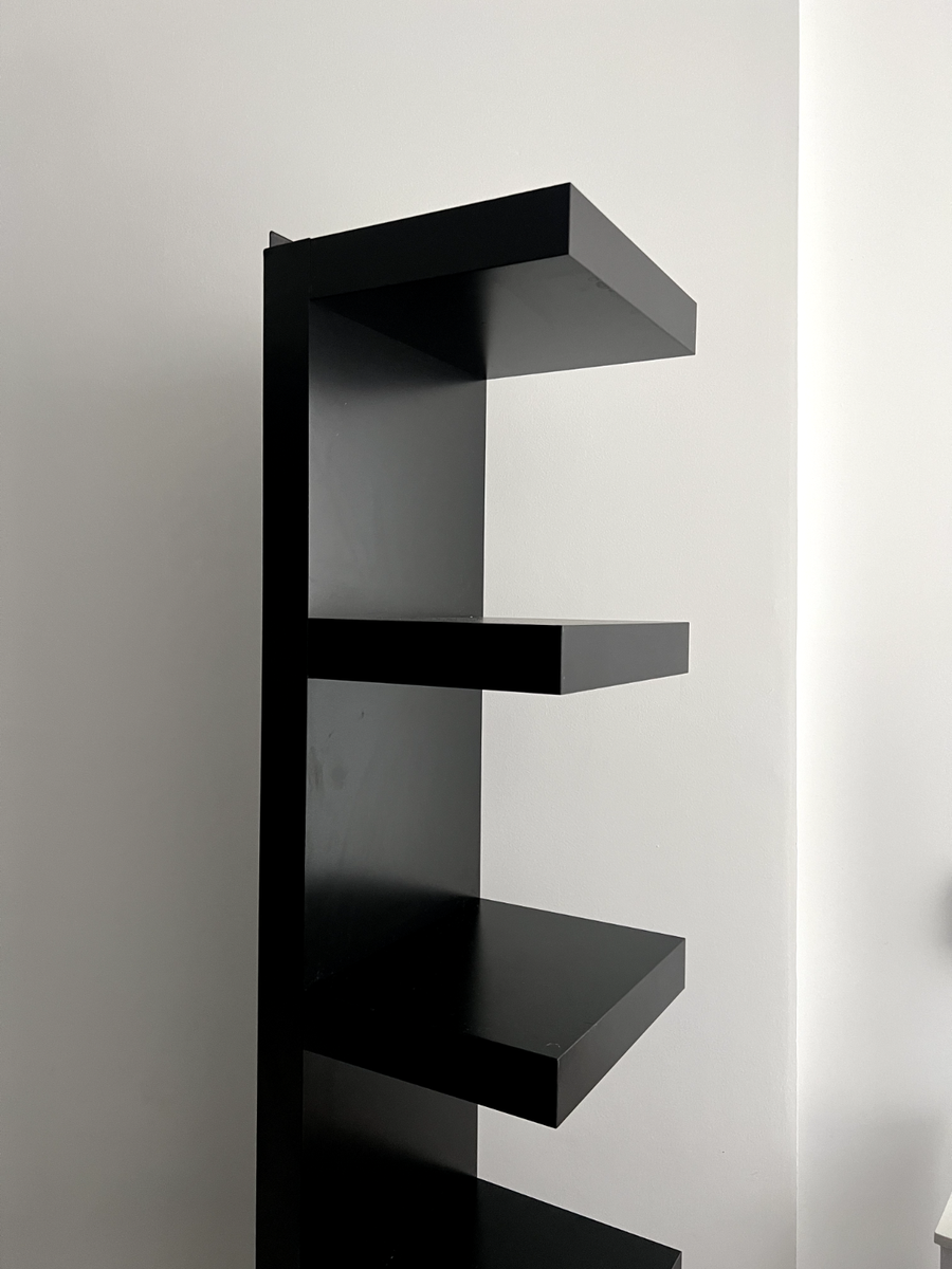 Ikea Black Lack Wall Shelf Unit | eBay