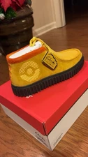 CLARKS x Pokémon Torhill Explore Men's Size 9 Boots - Yellow Pikachu
