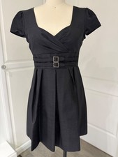 Nanette Lepore Size 8 Black Shimmering Dress Cocktail, Formal