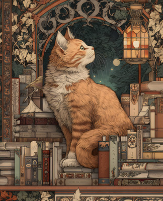 8x10 Fine Art Print - Decorative Illustration Artwork - 403100971