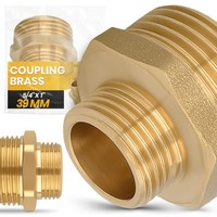 Messing Kupplung Fitting 5/4X1 Ag Muffe ReduzierstüCk Wasser Gewindefitting