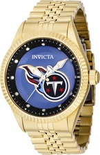 INVICTA WATCH NFL Tennessee Titans 42451 43mm Quartz 3 Year Warranty NO BOX