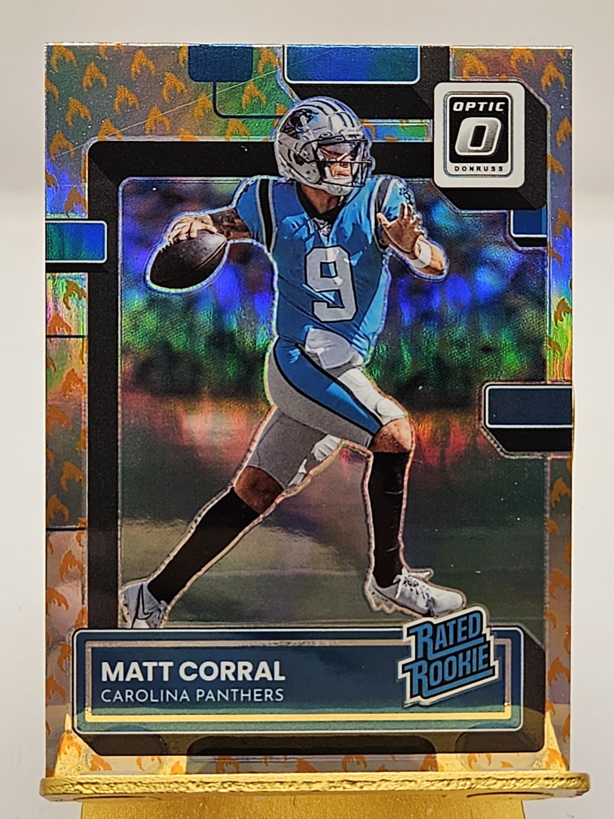 2022 Panini Donruss Optic Rated Rookie Fire Variant SP Prizm Matt Corral #204