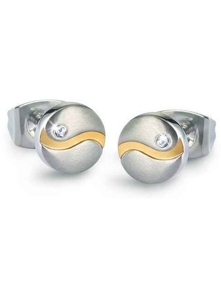 Boccia Titanium 05028-04 Damen Ohrstecker Titan Weiß-image