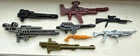 Vintage Lot Of 1980s G1 Transformers And G.I. Joe, Power Lords Guns Weapons
