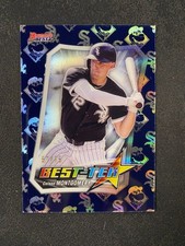 2025 Bowman's Best-Tek Colson Montgomery 57/75 Blue BT-20 Chicago White Sox e549