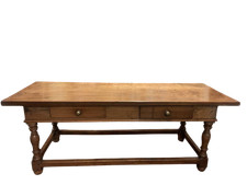 Antico grande tavolo del 600 Bolognese in noce in prima patina