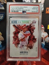 2019 Panini diamond Kings juan Soto and Bryce Harper, Heirs/Throne - Holo...