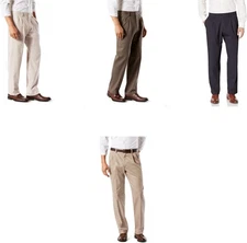 Dockers Men's Classic Fit Pleated Easy Khaki Pants