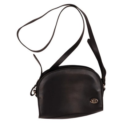 Umhängetasche, Damen, Leder, Schwarz, Sonstiges, 24, 6, 11 cm #GVw