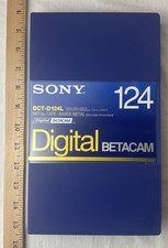 NEW Old Stock SONY Digital Betacam Video Cassette 124 Minutes BCT-D124L Japan  