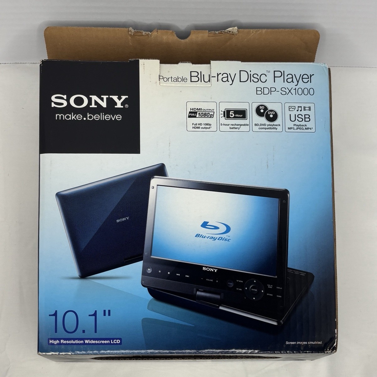 Sony BDP-SX1000 Portable Blu-Ray Player (10.1