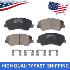 Front Ceramic Brake Pads for 2013 2014 2015- 2018 Kia Forte Koup Forte5 EX LX