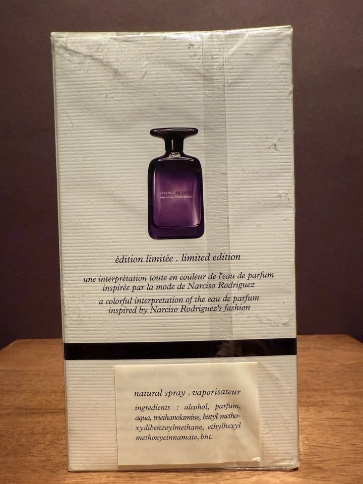 ESENCIA EN COLOR NARCISO RODRIGUEZ 3.3 FL. OZ / 100 ml EDP Spray Caja SELLADA RARO Foto 3 de 4