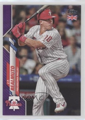 2020 Topps UK Edition Purple 4/50 JT Realmuto #29 b2g