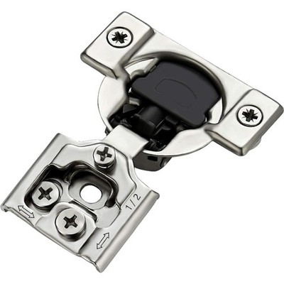 Durable 60 Pack Stainless Steel Soft Close Cabinet Hinges - Self Closing Design