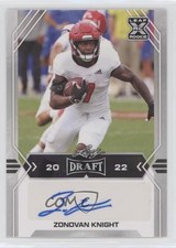 2022 Leaf Draft Auto Zonovan Knight #BA-ZK1 Auto 0u79