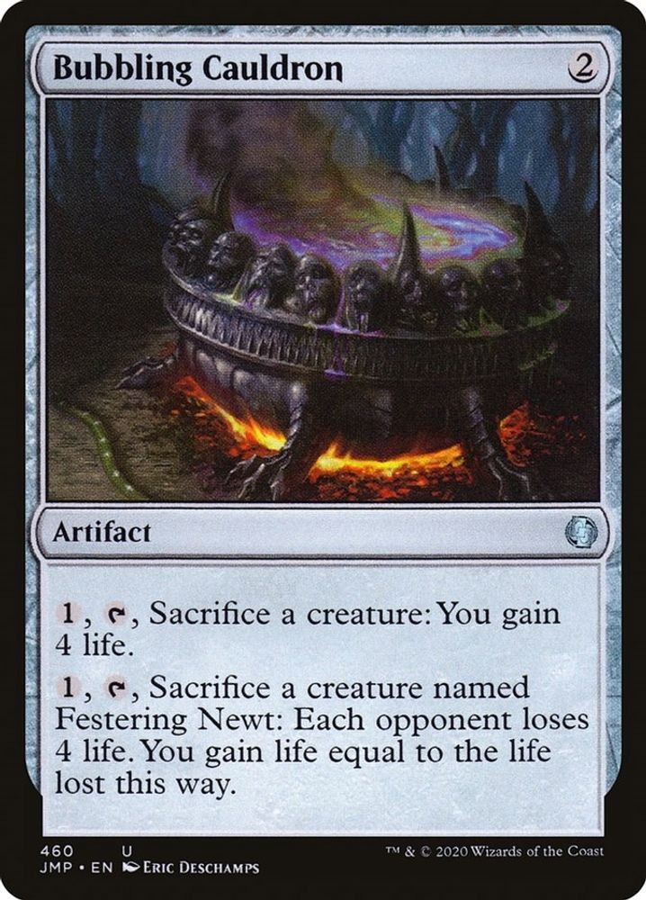 2020 Magic: The Gathering: Jumpstart - Bubbling Cauldron (#460, U, Near Mint)