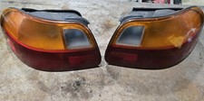93-97 Honda Del Sol Rear Left And Right Tail Lights Brake Lamps Oem Stanley