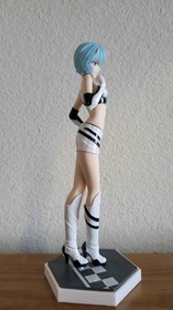 SET OF 2: Sega Neon Genesis Evangelion EVA Luminasta Racing Pit Walk Figures