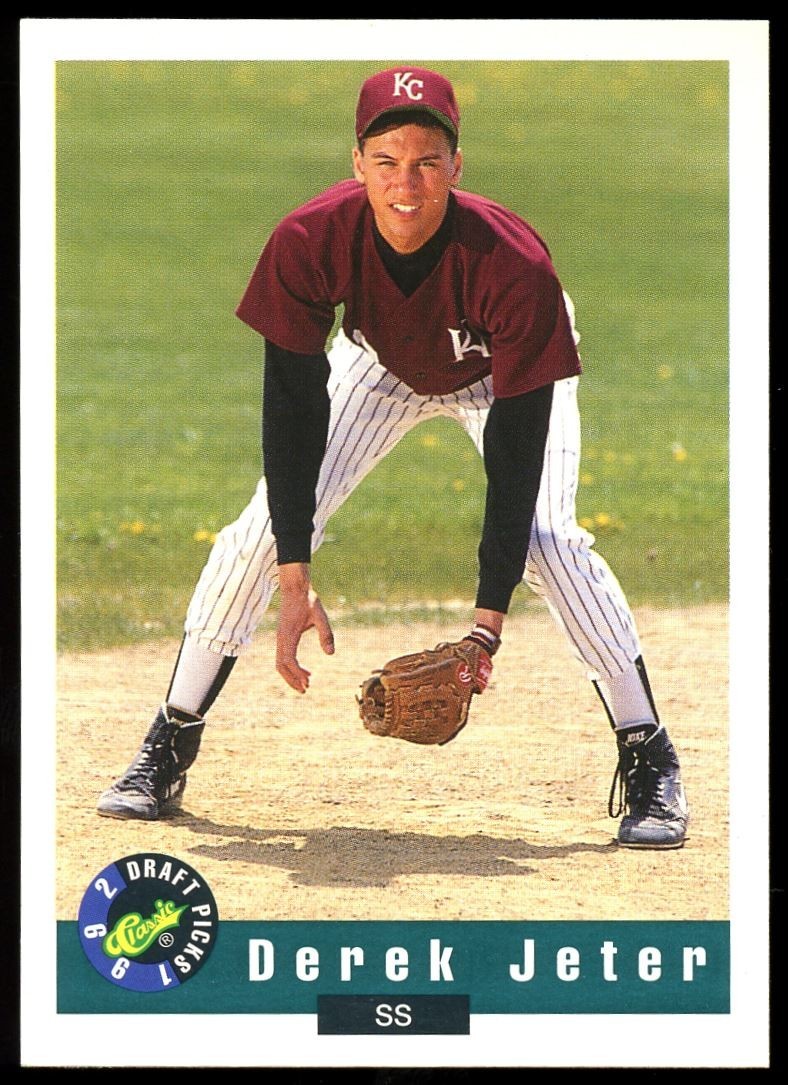 1992 Classic Draft Picks #6 Derek Jeter Rookie Card RC