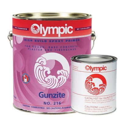 Olympic Pool Paint - Gunzite Primer - 1 Gallon 80 Fl Oz (Pack of 2), 