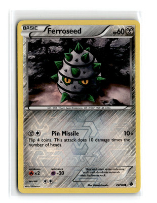 ferroseed pokemon card Buy | Vivid Voltage Evolves from null Type Pokmon Card Ferroseed 1 (Used)