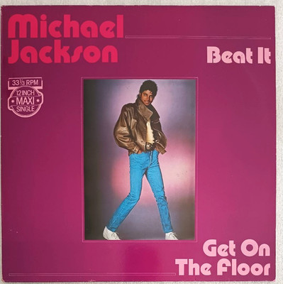 12''  MICHAEL JACKSON -   BEAT IT **    NL 1983 * * * * * * *    VG++ / EX