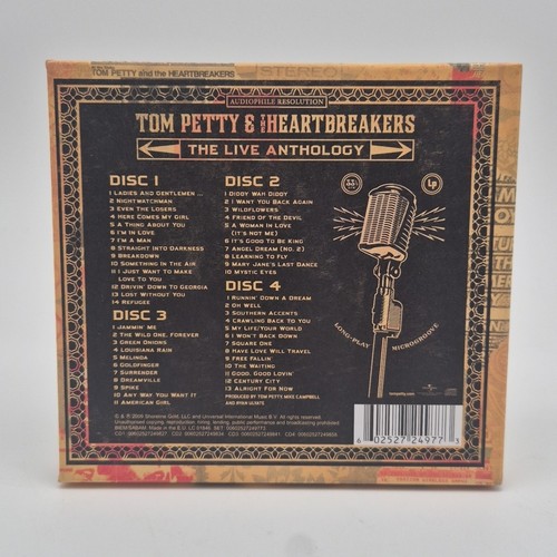 Tom Petty & the Heartbreakers Live Anthology 4CD Boxset 2009 - Picture 3 of 7
