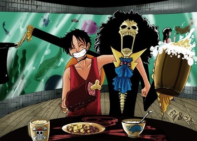 Anime One Piece Monkey D Luffy Brook 11x17 Poster