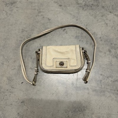 Marc By Marc Jacobs Pebbled Leather Zip Revolution Flap Crossbody Purse Small
