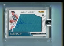 2024-25 Panini Instant Clear Vision Autographs Tidjane Salaun Rookie Auto 3/10