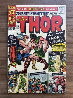 Journey Into Mystery King-Size Annual #1 1965 Marvel Comics 1st Hercules Zeus