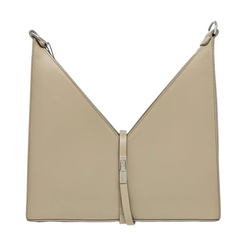 【Authentic】 GIVENCHY Cut-Out Camel Leather Handbags (DDP)