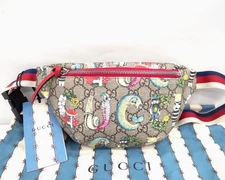 GUCCI Waist Pouch Canvas 502095 Yuko Higuchi Animal Print Italy 31220235100 N