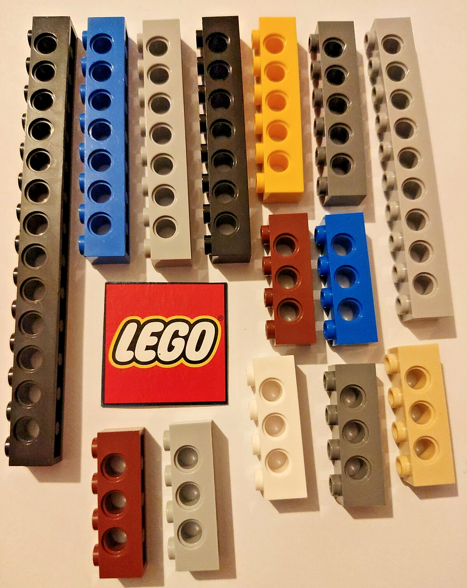LEGO Technic Brick with Holes Choose Length Colour (Packs of 4) Design  3895