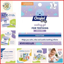 Baby Nighttime Cooling Gel for Teething, Drug-Free, 0.18 Oz For Babies Age ...