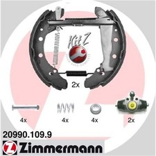 ZIMMERMANN BREMSBACKENSATZ passend für AUDI 80 90 VW GOLF 3 PASSAT 35i VENTO